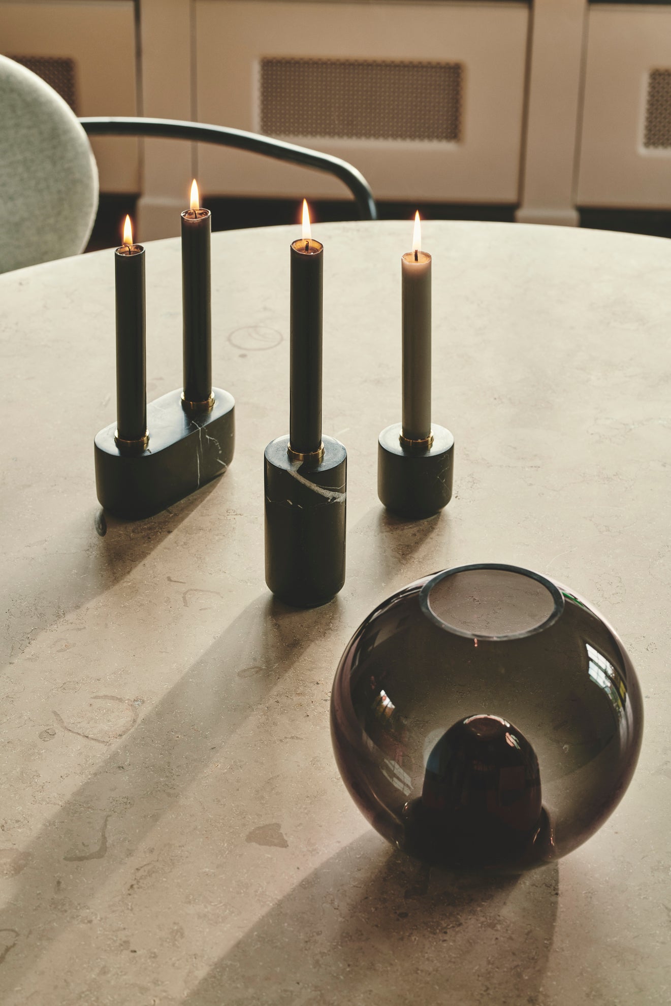 Sons of Marble ljusstake, enkel – large • Design by Us