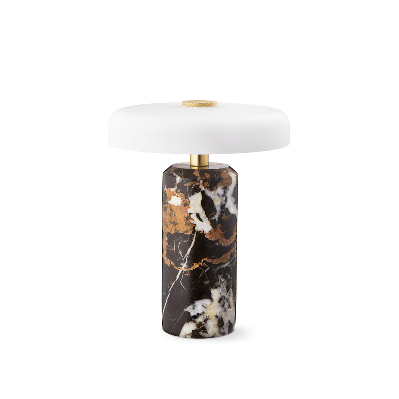 Trip Portable bordslampa, dark clay/opal matt • Design by Us
