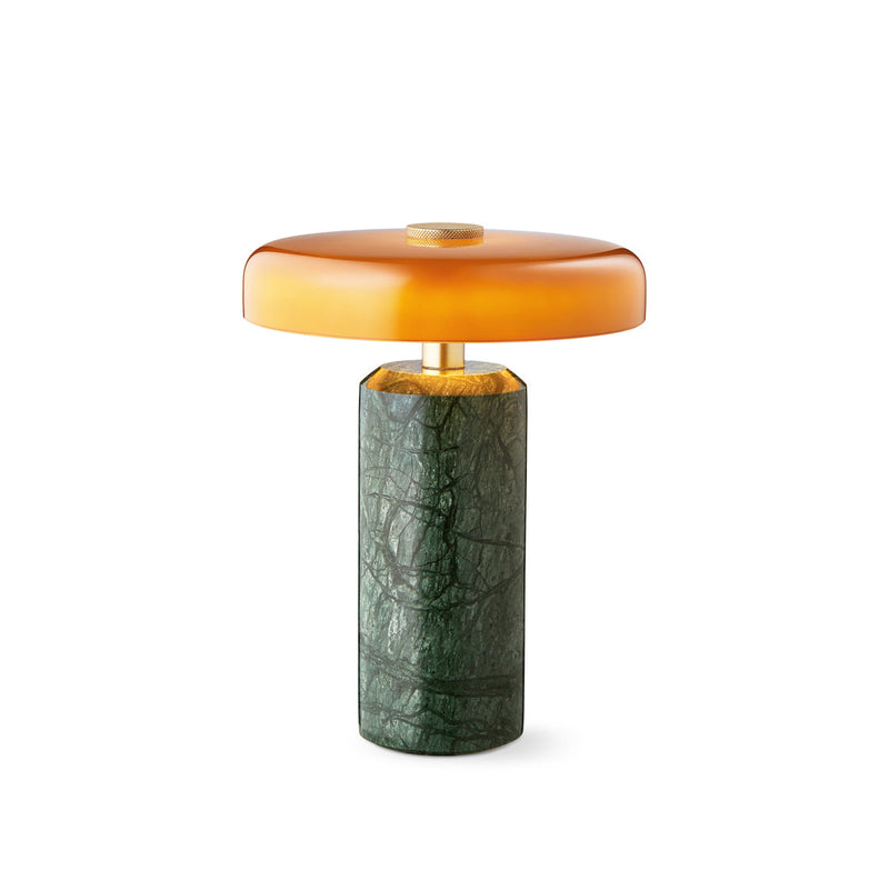 Trip Portable bordslampa, moss/amber glossy • Design by Us