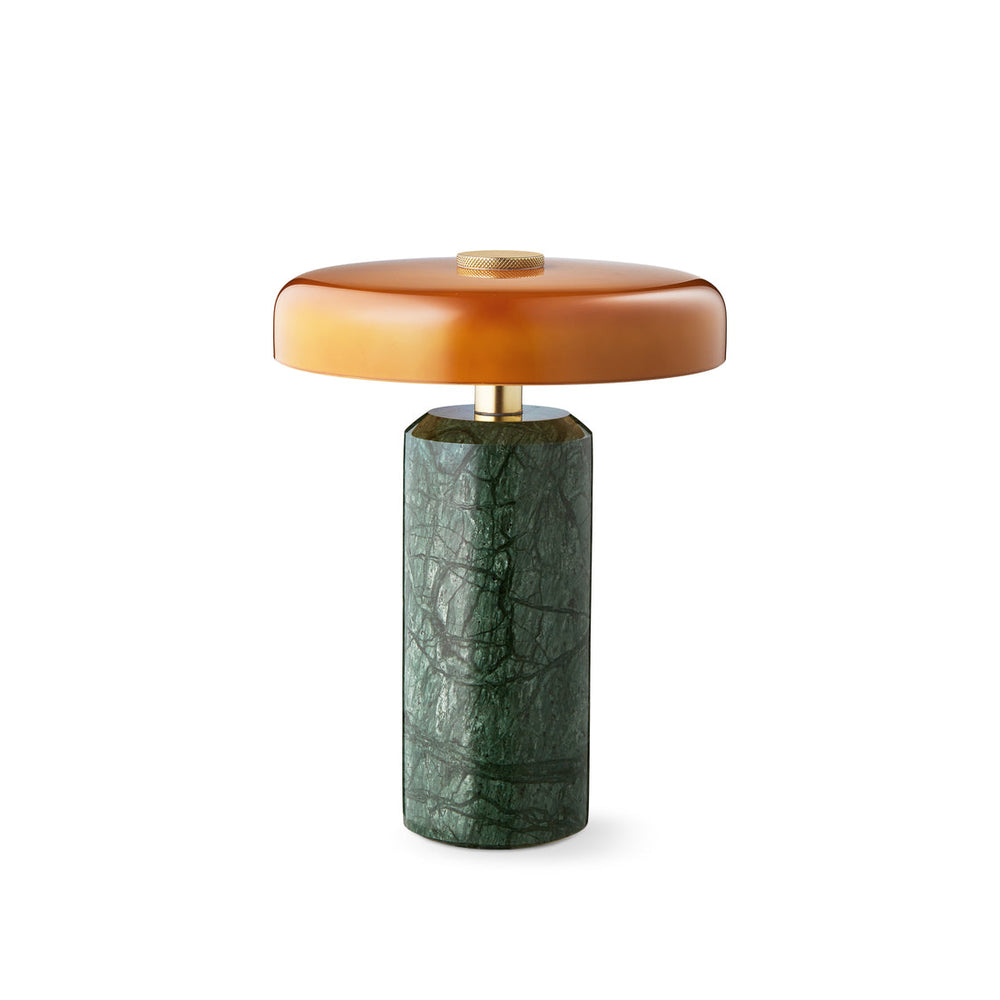 Trip Portable bordslampa, moss/amber glossy • Design by Us