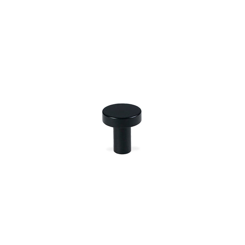 Vesterbro • Möbelknopp i massiv mässing i matt svart
