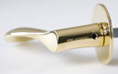 Arne Jacobsen-dörrhandtag – AJ97 dörrhandtag i polerad mässing 97 mm, liten modell